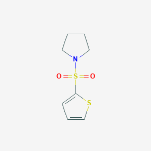 molecular formula C8H11NO2S2 B495184 1-(2-Thienylsulfonyl)pyrrolidine CAS No. 358666-55-4
