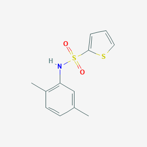 molecular formula C12H13NO2S2 B495187 N-(2,5-dimethylphenyl)thiophene-2-sulfonamide 