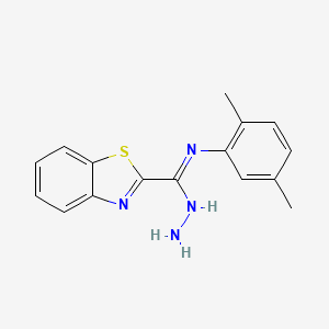 N-(2,5-dimethylphenyl)-1,3-benzothiazole-2-carbohydrazonamide