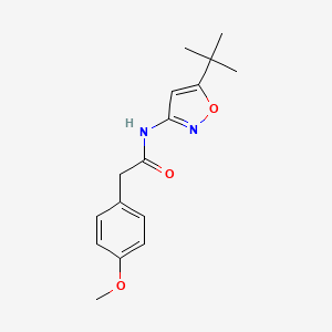 N-(5-tert-butyl-3-isoxazolyl)-2-(4-methoxyphenyl)acetamide