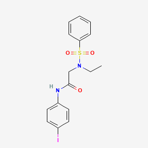 N~2~-ethyl-N~1~-(4-iodophenyl)-N~2~-(phenylsulfonyl)glycinamide