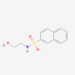 molecular formula C12H13NO3S B495194 N-(2-hydroxyethyl)-2-naphthalenesulfonamide CAS No. 72005-23-3