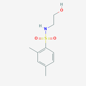 molecular formula C10H15NO3S B495195 N-(2-hydroxyethyl)-2,4-dimethylbenzenesulfonamide CAS No. 59724-48-0