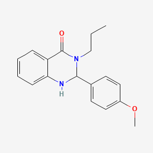 2-(4-methoxyphenyl)-3-propyl-2,3-dihydro-4(1H)-quinazolinone