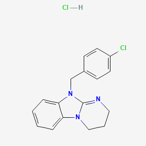 10-(4-chlorobenzyl)-2,3,4,10-tetrahydropyrimido[1,2-a]benzimidazole hydrochloride