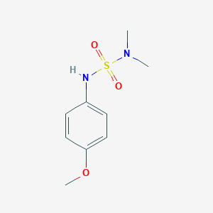 molecular formula C9H14N2O3S B495200 1-(Dimethylsulfamoylamino)-4-methoxybenzene CAS No. 82936-47-8