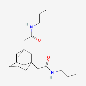 2,2'-tricyclo[3.3.1.1~3,7~]decane-1,3-diylbis(N-propylacetamide)