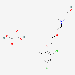 2-[2-[2-(2,4-Dichloro-6-methylphenoxy)ethoxy]ethyl-methylamino]ethanol;oxalic acid