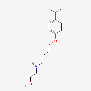 2-{[4-(4-isopropylphenoxy)butyl]amino}ethanol