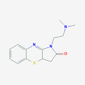 molecular formula C14H17N3OS B495229 1-[2-(dimethylamino)ethyl]-3,3a-dihydropyrrolo[3,2-b][1,4]benzothiazin-2(1H)-one 