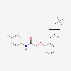 N-(4-methylphenyl)-2-(2-{[(1,1,3,3-tetramethylbutyl)amino]methyl}phenoxy)acetamide