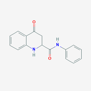 4-oxo-N-phenyl-1,2,3,4-tetrahydro-2-quinolinecarboxamide