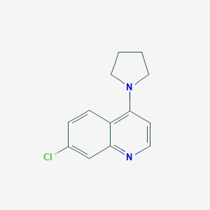 molecular formula C13H13ClN2 B495238 7-Chloro-4-(1-pyrrolidinyl)quinoline 