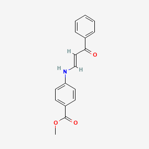 methyl 4-[(3-oxo-3-phenyl-1-propen-1-yl)amino]benzoate