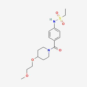 N-(4-{[4-(2-methoxyethoxy)-1-piperidinyl]carbonyl}phenyl)ethanesulfonamide