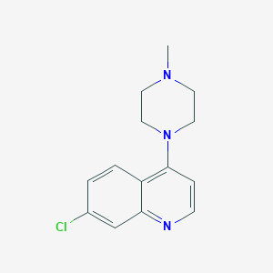 molecular formula C14H16ClN3 B495240 7-Chloro-4-(4-methylpiperazin-1-yl)quinoline CAS No. 84594-63-8