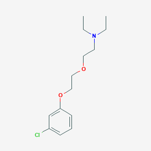 2-[2-(3-chlorophenoxy)ethoxy]-N,N-diethylethanamine