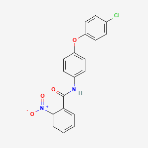 N-[4-(4-chlorophenoxy)phenyl]-2-nitrobenzamide