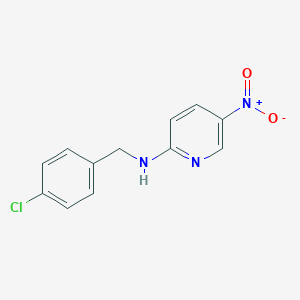 N-[(4-chlorophenyl)methyl]-5-nitropyridin-2-amine