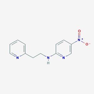 molecular formula C12H12N4O2 B495254 5-nitro-N-[2-(pyridin-2-yl)ethyl]-2-pyridinamine CAS No. 167897-26-9