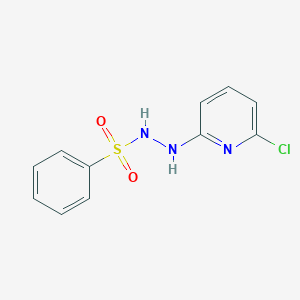 molecular formula C11H10ClN3O2S B495256 N'-(6-chloro-2-pyridinyl)benzenesulfonohydrazide 