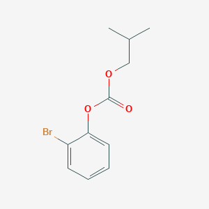 molecular formula C11H13BrO3 B4952587 2-bromophenyl isobutyl carbonate 