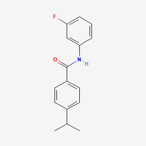 N-(3-fluorophenyl)-4-isopropylbenzamide