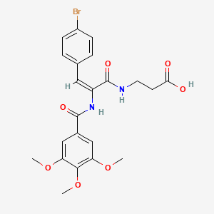 N-{3-(4-bromophenyl)-2-[(3,4,5-trimethoxybenzoyl)amino]acryloyl}-beta-alanine