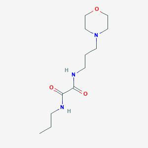 molecular formula C12H23N3O3 B4952717 N-[3-(4-morpholinyl)propyl]-N'-propylethanediamide 