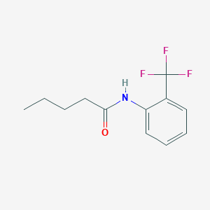 N-[2-(trifluoromethyl)phenyl]pentanamide