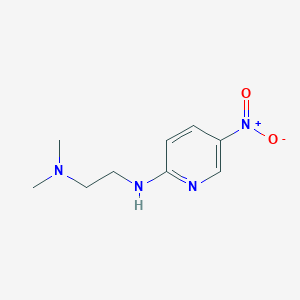 molecular formula C9H14N4O2 B495273 N,N-dimethyl-N'-(5-nitropyridin-2-yl)ethane-1,2-diamine CAS No. 63764-05-6