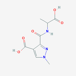 3-{[(1-carboxyethyl)amino]carbonyl}-1-methyl-1H-pyrazole-4-carboxylic acid