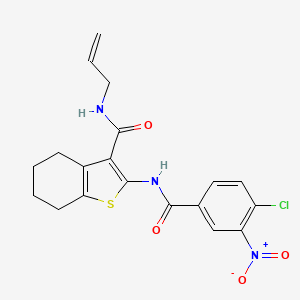 N-allyl-2-[(4-chloro-3-nitrobenzoyl)amino]-4,5,6,7-tetrahydro-1-benzothiophene-3-carboxamide