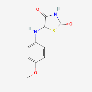 5-[(4-methoxyphenyl)amino]-1,3-thiazolidine-2,4-dione