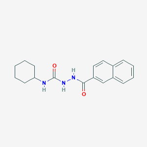 N-cyclohexyl-2-(2-naphthoyl)hydrazinecarboxamide