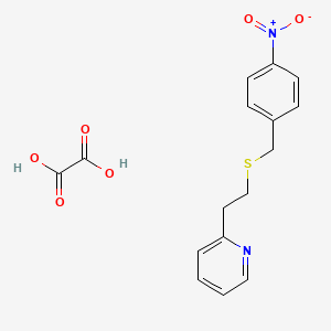 2-{2-[(4-nitrobenzyl)thio]ethyl}pyridine oxalate