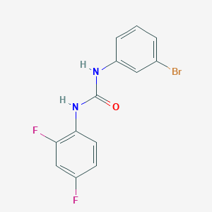 molecular formula C13H9BrF2N2O B4953008 N-(3-bromophenyl)-N'-(2,4-difluorophenyl)urea 