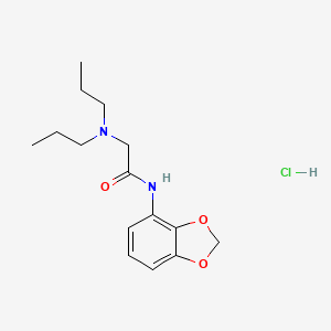 N~1~-1,3-benzodioxol-4-yl-N~2~,N~2~-dipropylglycinamide hydrochloride