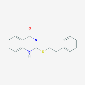 molecular formula C16H14N2OS B495308 2-(2-phenylethylsulfanyl)-1H-quinazolin-4-one 
