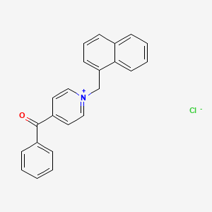 4-benzoyl-1-(1-naphthylmethyl)pyridinium chloride