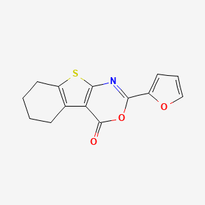 2-(2-furyl)-5,6,7,8-tetrahydro-4H-[1]benzothieno[2,3-d][1,3]oxazin-4-one