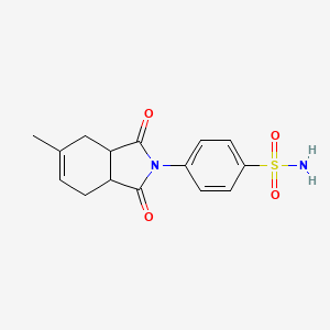 4-(5-methyl-1,3-dioxo-1,3,3a,4,7,7a-hexahydro-2H-isoindol-2-yl)benzenesulfonamide