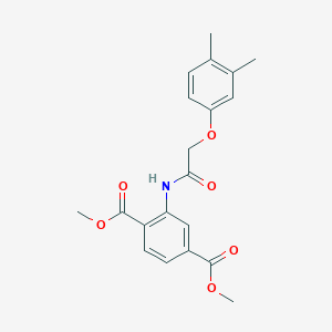 dimethyl 2-{[(3,4-dimethylphenoxy)acetyl]amino}terephthalate