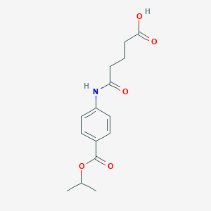 5-[4-(Isopropoxycarbonyl)anilino]-5-oxopentanoic acid