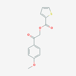 2-(4-Methoxyphenyl)-2-oxoethyl 2-thiophenecarboxylate