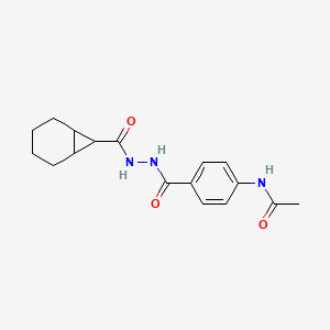 N-(4-{[2-(bicyclo[4.1.0]hept-7-ylcarbonyl)hydrazino]carbonyl}phenyl)acetamide