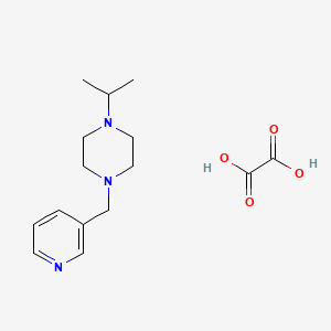 Oxalic acid;1-propan-2-yl-4-(pyridin-3-ylmethyl)piperazine