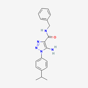 5-amino-N-benzyl-1-(4-isopropylphenyl)-1H-1,2,3-triazole-4-carboxamide