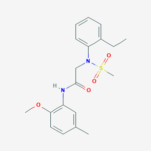 N~2~-(2-ethylphenyl)-N~1~-(2-methoxy-5-methylphenyl)-N~2~-(methylsulfonyl)glycinamide