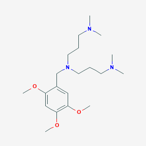 N-[3-(dimethylamino)propyl]-N',N'-dimethyl-N-(2,4,5-trimethoxybenzyl)-1,3-propanediamine